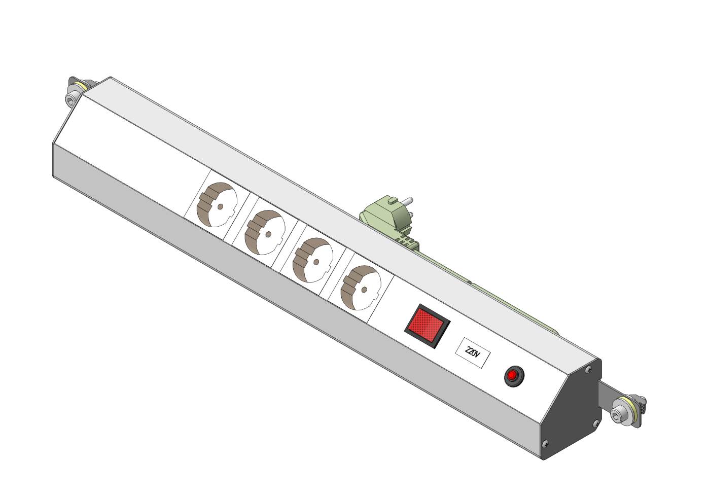 Панель электромонтажная