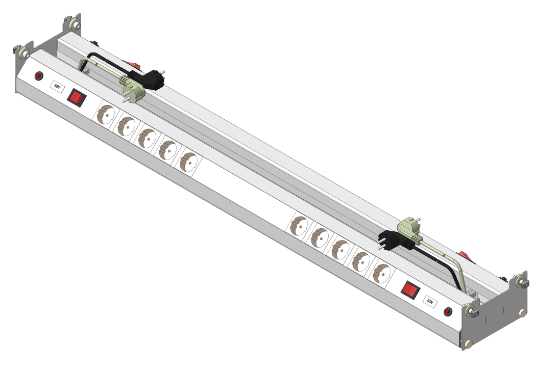 Панель электромонтажная