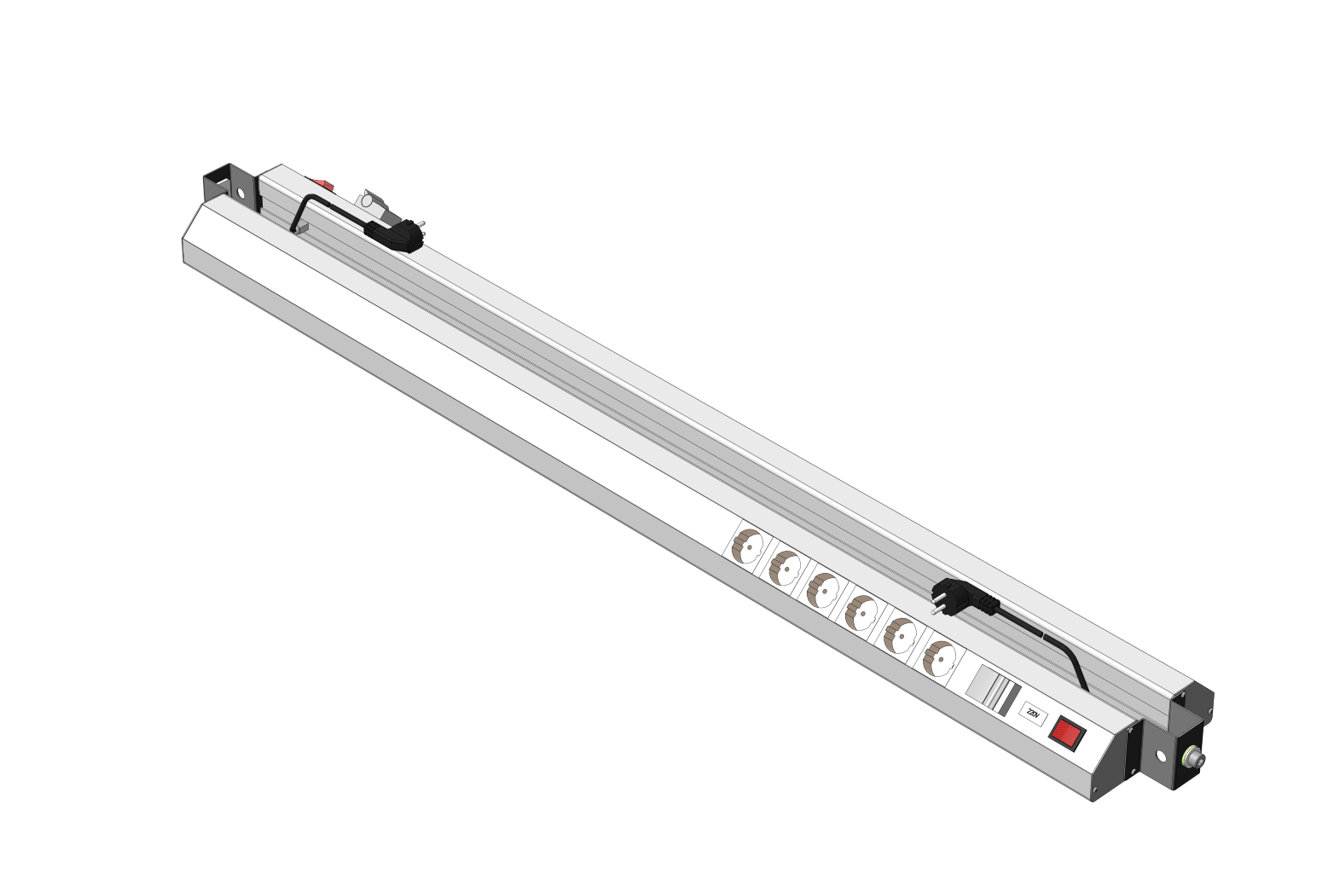 Панель электромонтажная