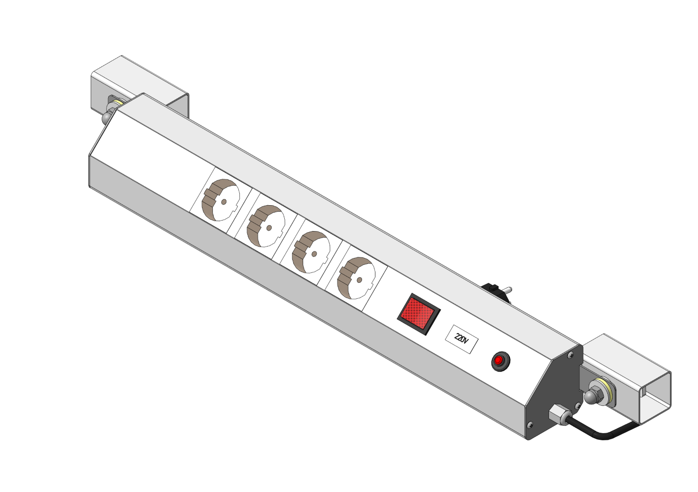 Панель электромонтажная