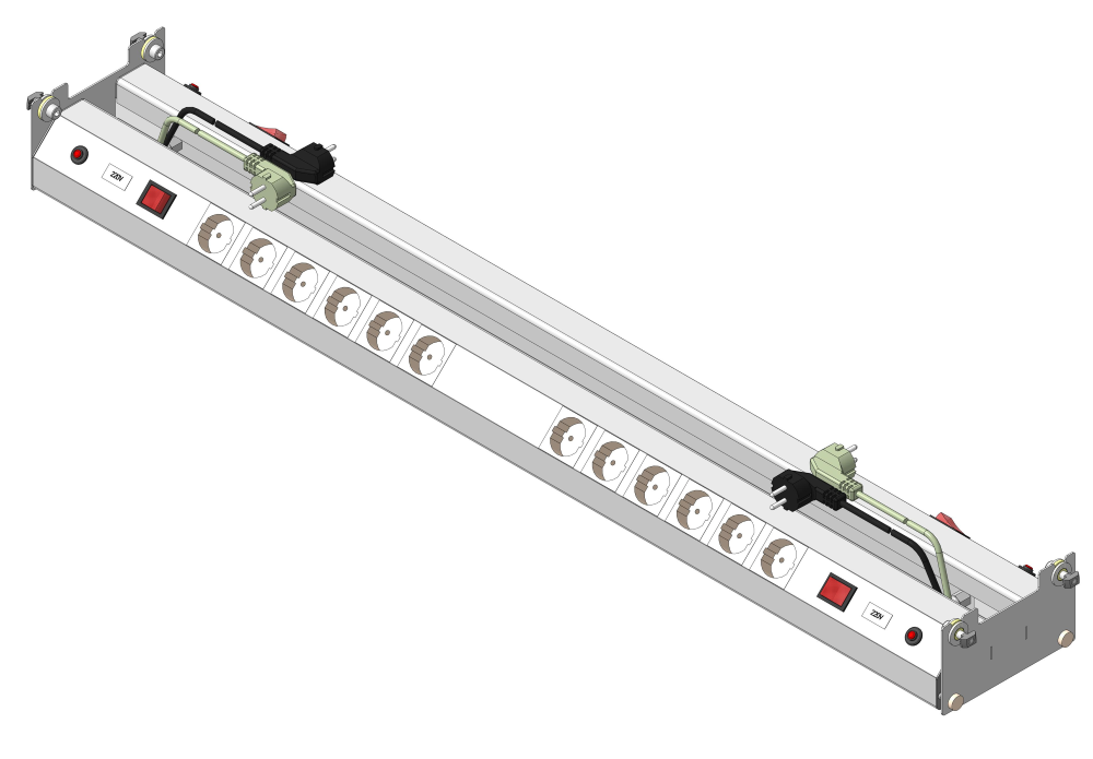 Панель электромонтажная