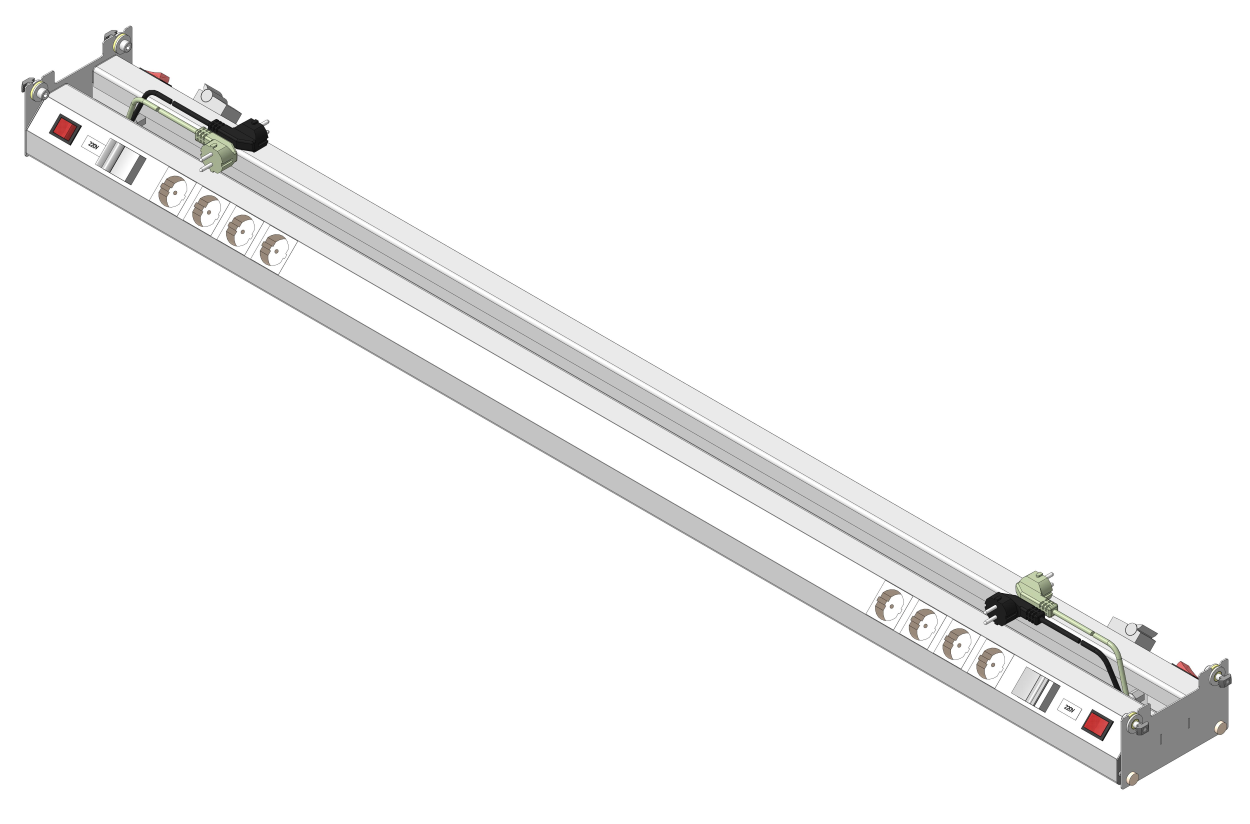 Панель электромонтажная