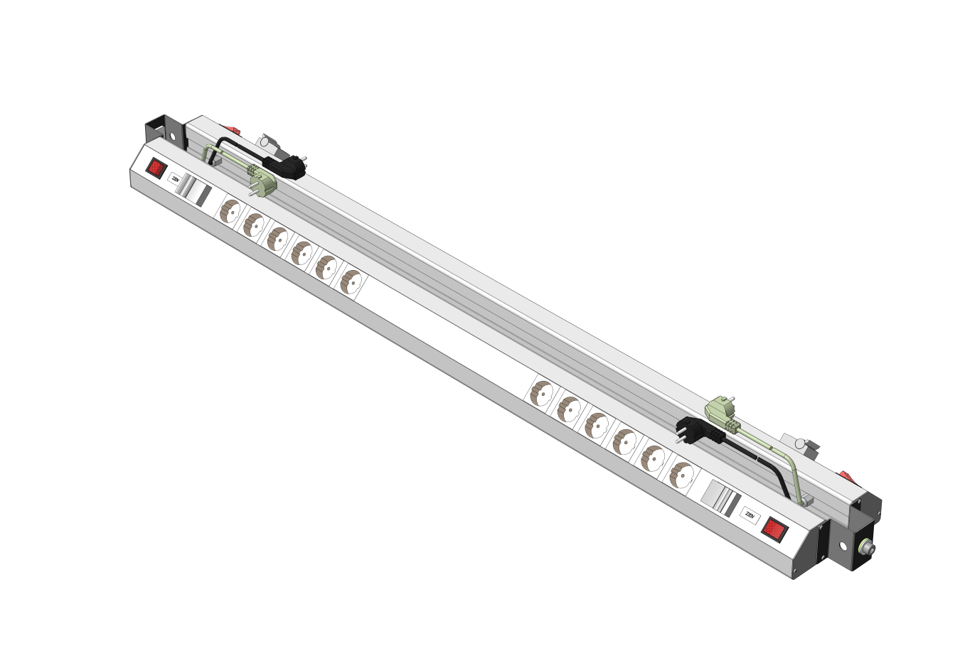 Панель электромонтажная