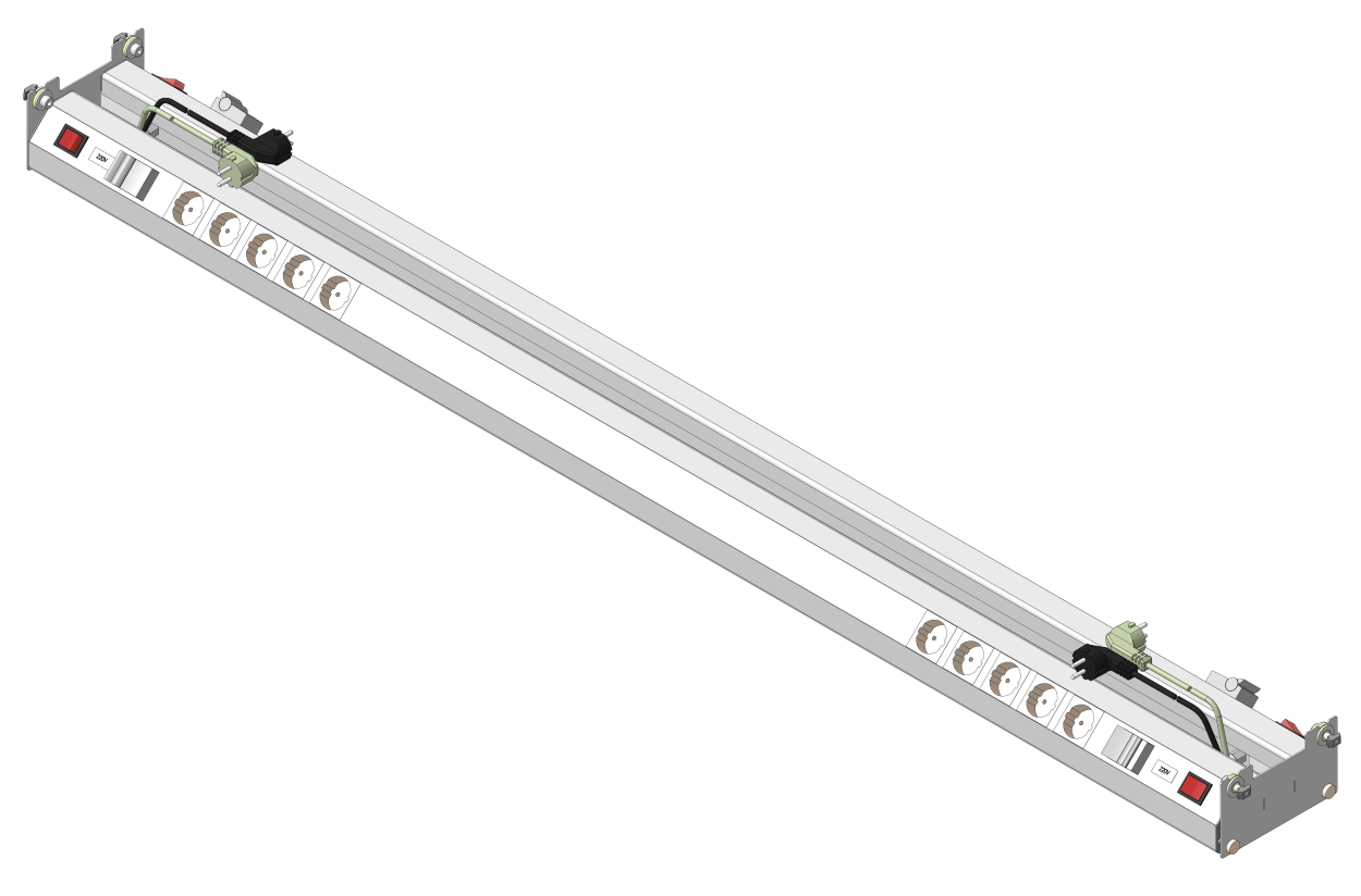 Панель электромонтажная