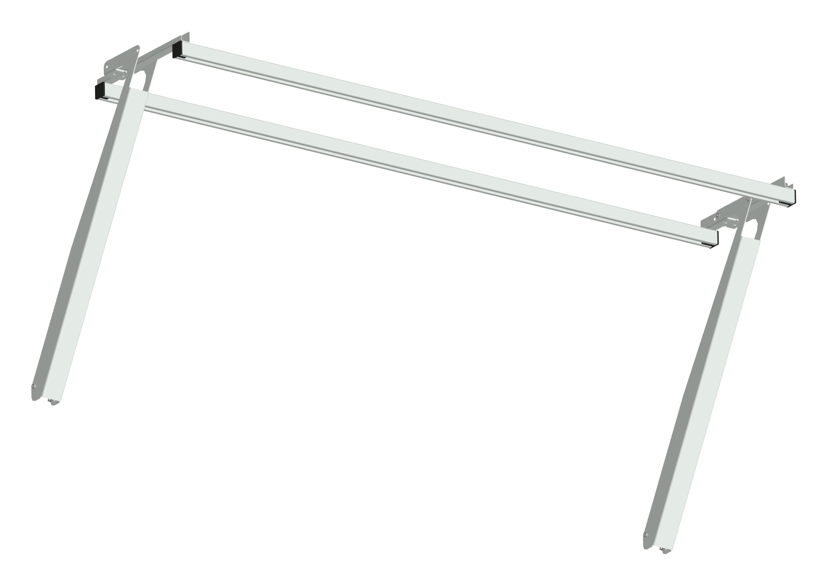 Рама и рельс для подвеса или светильника