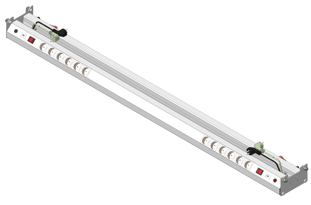 Панель электромонтажная