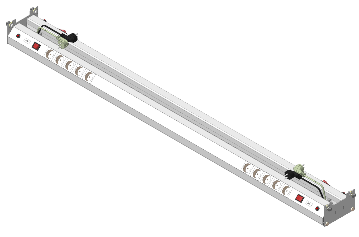 Панель электромонтажная