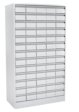 Шкаф картотечный для библиотечных карточек (65 ящиков) ESD