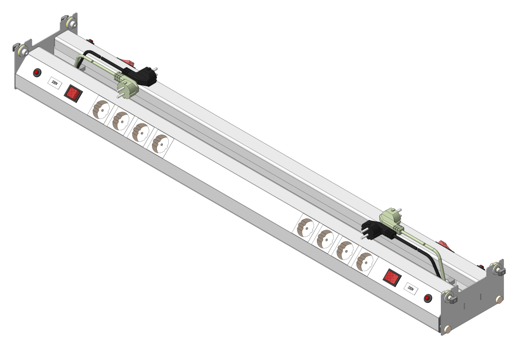 Панель электромонтажная