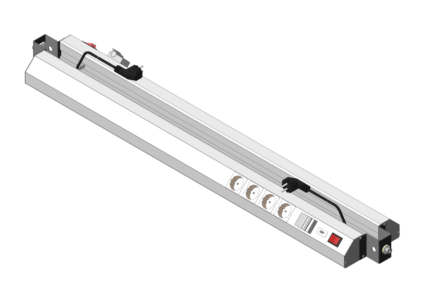 Панель электромонтажная