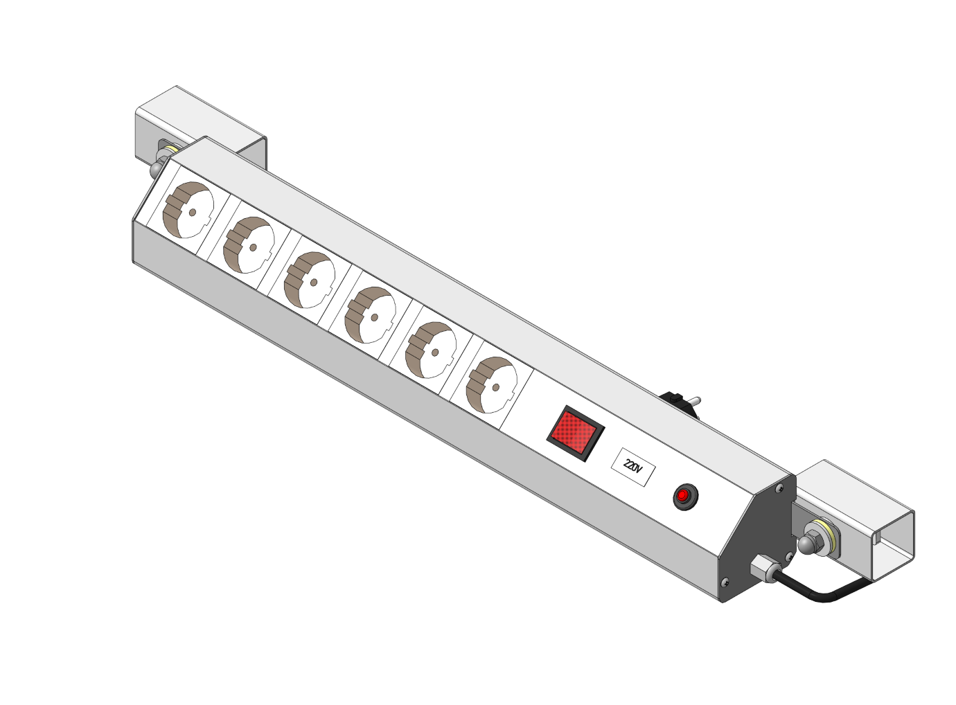 Панель электромонтажная