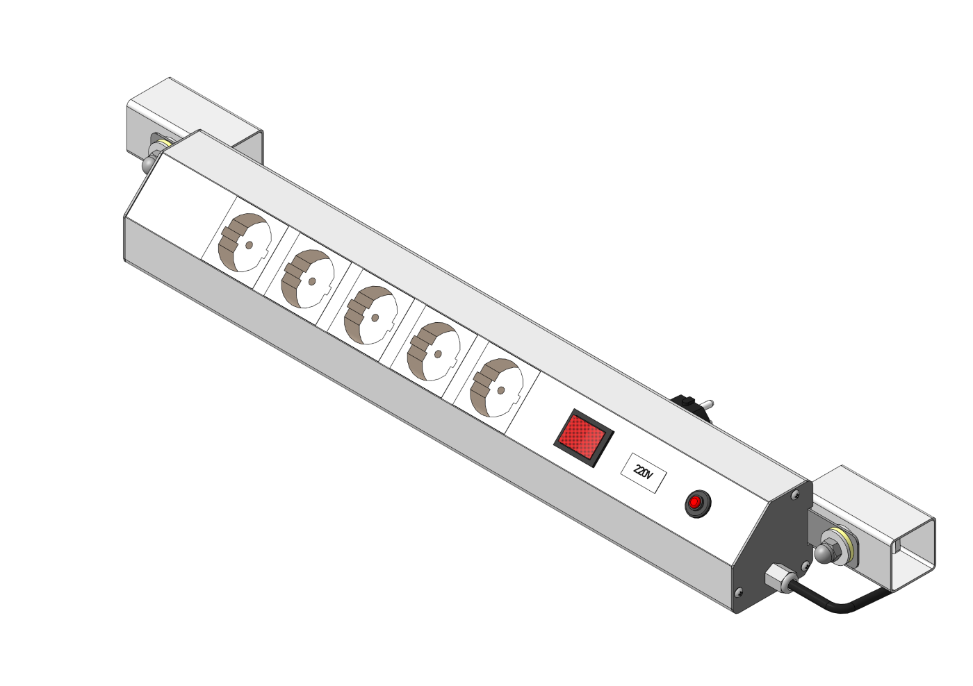 Панель электромонтажная